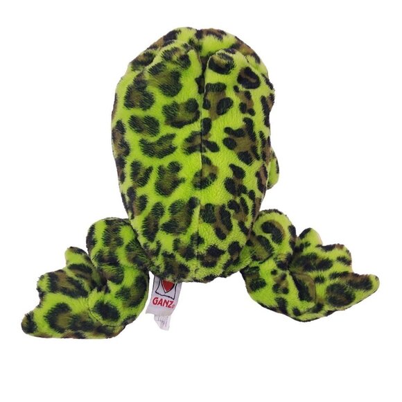 Ganz Webkinz Bullfrog Plush 9” Green Bean Bag Plush Stuff Doll Frog - Picture 2 of 15